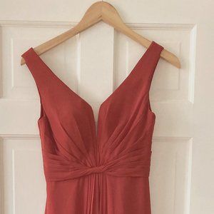 AZAZIE BRIDESMAID DRESS- RUST